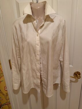 Lilly Pulitzer Classic white Button-Up Shirt